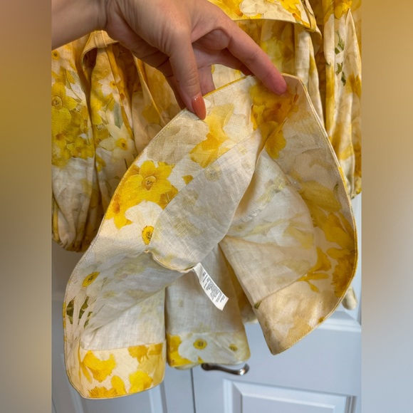 ZIMMERMANN WONDERLAND FLORAL BELTED MINI DRESS - SIZE 4 - NWOT - Picture 10 of 10